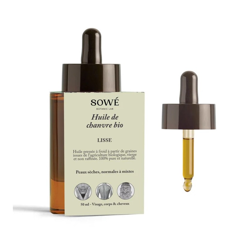 Organiczny olej konopny w zestawie