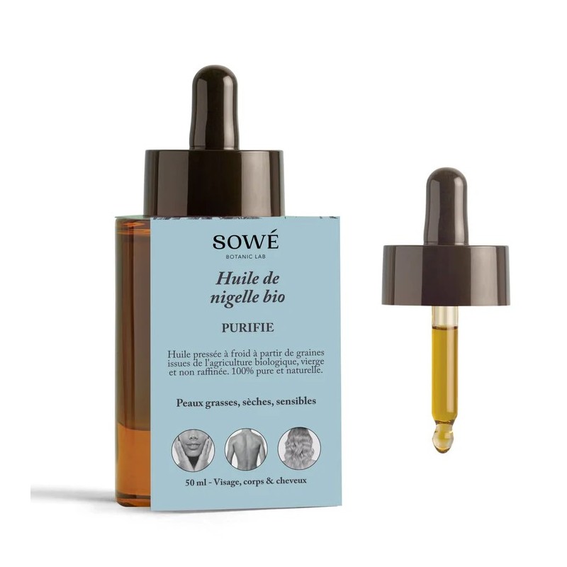 Organiczny olej z czarnuszki do cery trądzikowej