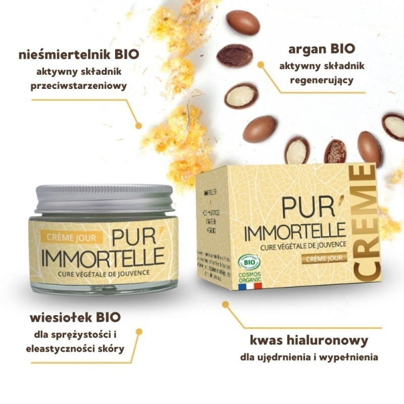Przeciwzmarszczkowy krem z nieśmiertelnikiem