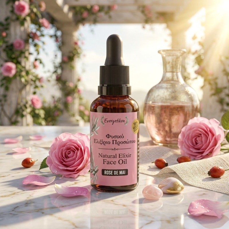 naturalny olejek do twarzy rose de mai