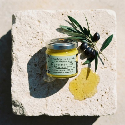 naturalny krem z oliwą i masłem shea