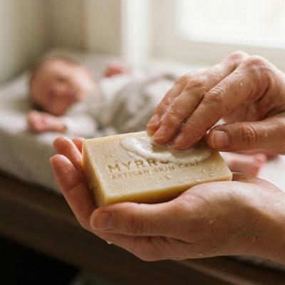 mydło dla niemowląt - naturalna kąpiel dziecka