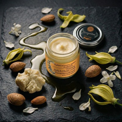 100% naturalny krem nawilżający do ciała i rąk