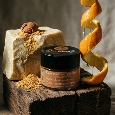 Peeling do twarzy z morelą i pomarańczą