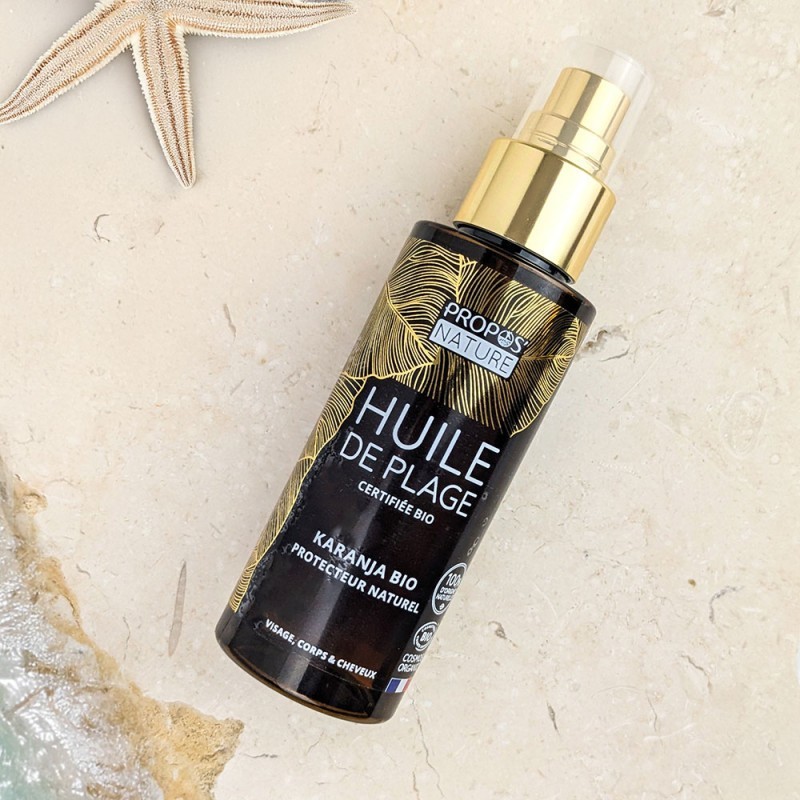 naturalny olejek na plażę