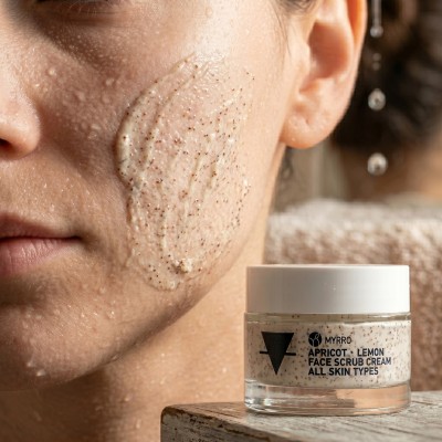 krem peelingujący do twarzy - Myrro
