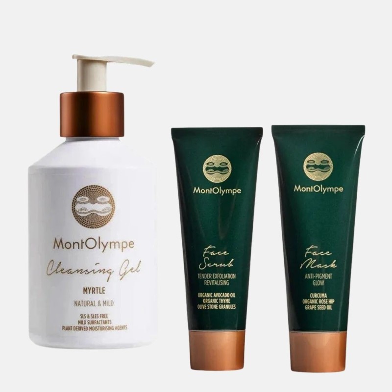 zestaw rozświetlenie twarzy - "instant glow facial"