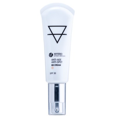 Tubka naturalnego kremu BB z filtrem mineralnym SPF 30 marki Myrro Skincare