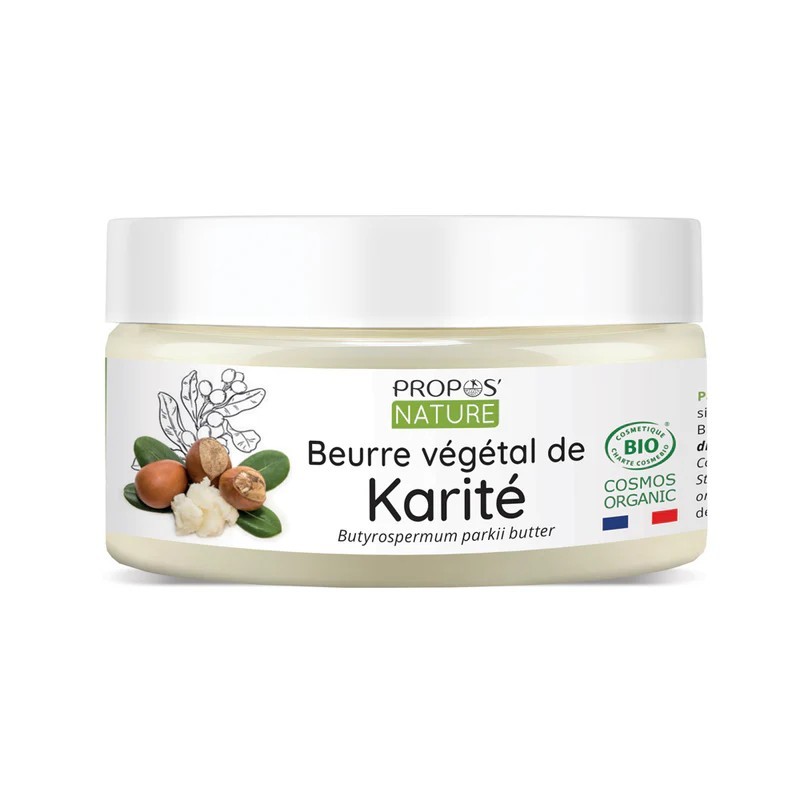 Organiczne masło Shea Bio w słoiczku z certyfikatem Cosmos Organic