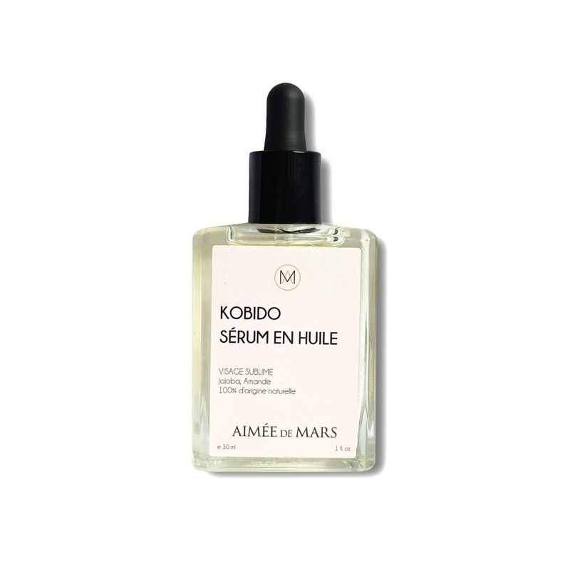 Szklana butelka z pipetą naturalnego olejowego serum Kobido Anti-Age 30ml