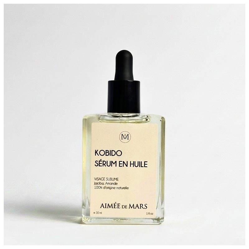 Szklana butelka z pipetą naturalnego olejowego serum Kobido Anti-Age 30ml