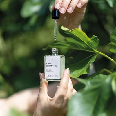 Szklana butelka z pipetą naturalnego olejowego serum Kobido Anti-Age 30ml