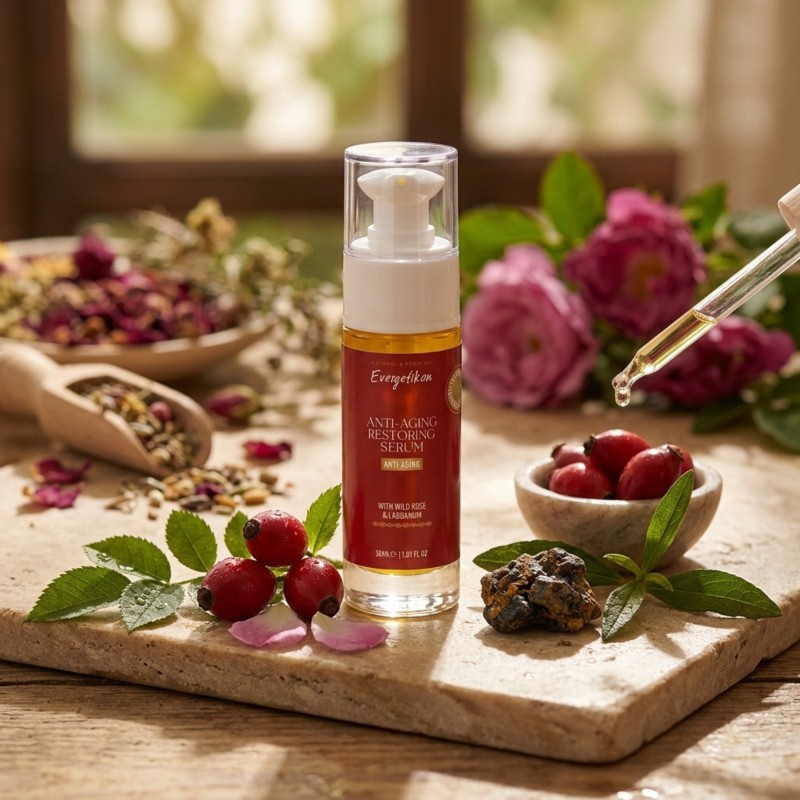 naturalne serum anti-aging do twarzy z labdanum