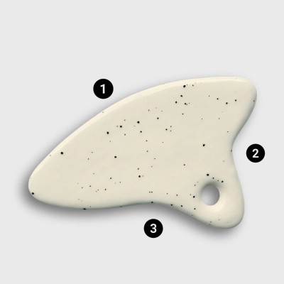 ceramiczny kamień Gua Sha