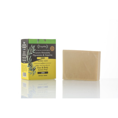 🍋 Mydło z Oliwy z Krety LEMON | 100% Naturalne | Evergetikon
