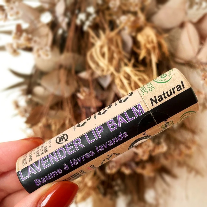 Organiczny Balsam do Ust "Lavender" - Relaksująca Lawenda