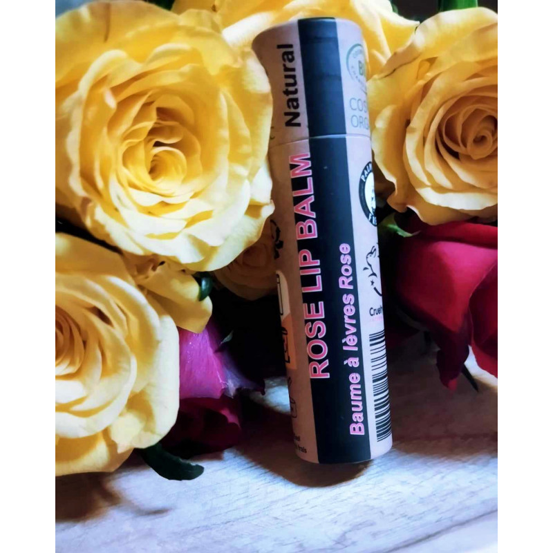 Organiczny Balsam do Ust "Róża" - Delikatna Pielęgnacja